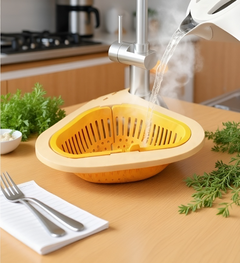 Multi-functional sink drain organizer
