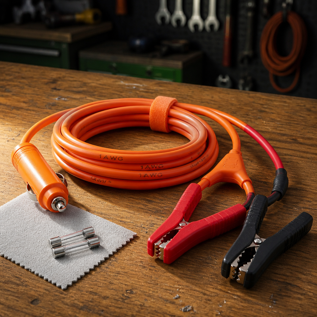 Auto 12V Zigarettenanzünder auf Krokodilklemme Batterieladekabel, 14AWG 2m