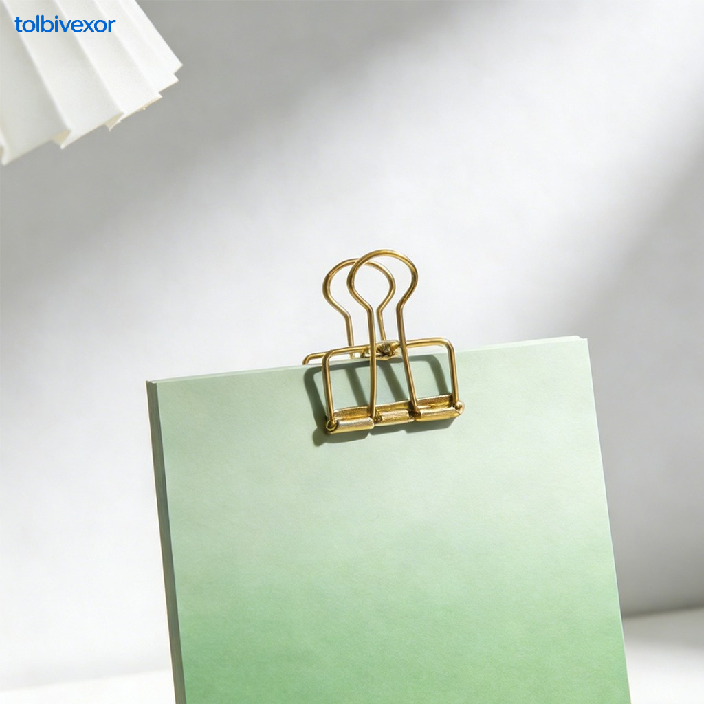 Wooden calendar clip holder base set for desk organization