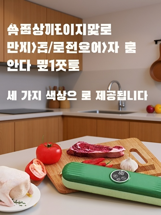 진공포장기+100매 포장백