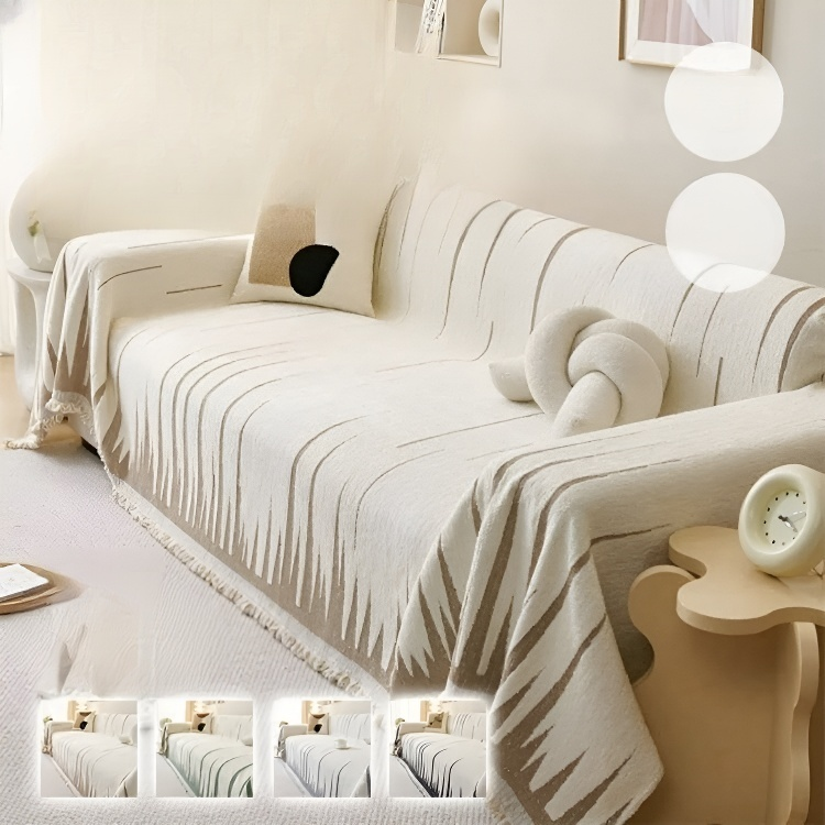 북유럽 소파 타월 소파 커버 소파 담요 소파 커버 고양이 잡기 방지