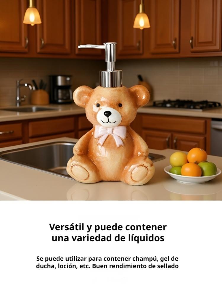 Botella de loción navideña con figuras festivas