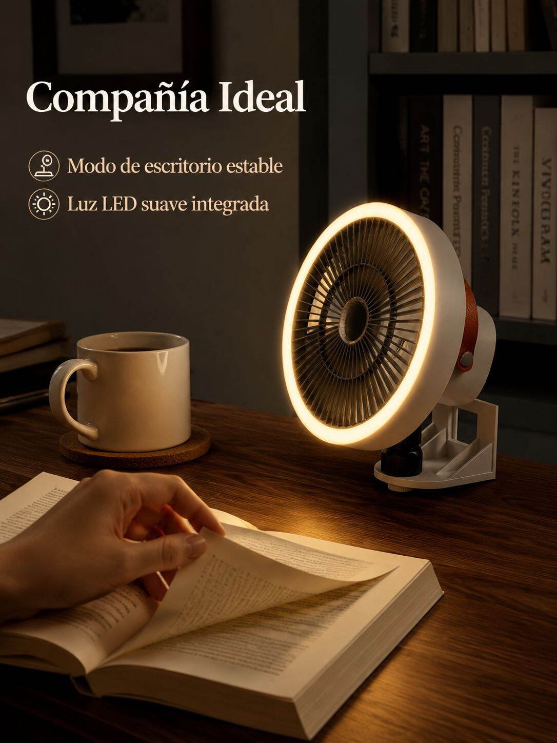 Ventilador de pared silencioso para dormitorio