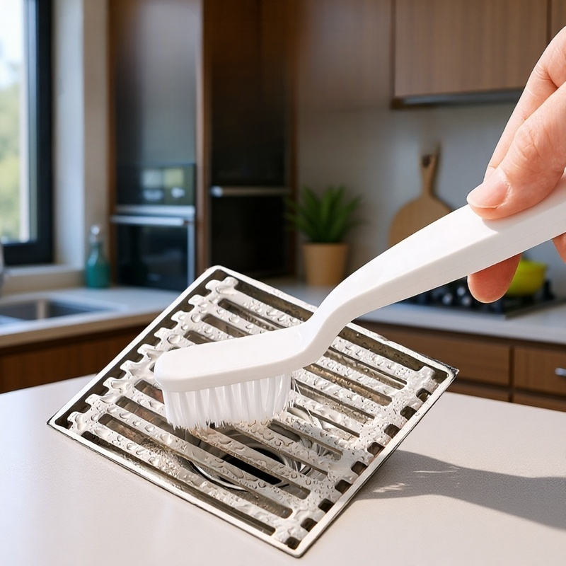 日本製バスルームブラシの全体画像