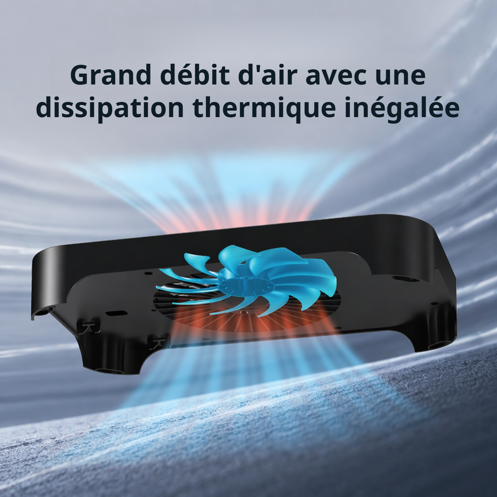 Support ventilé pour refroidissement de routeur