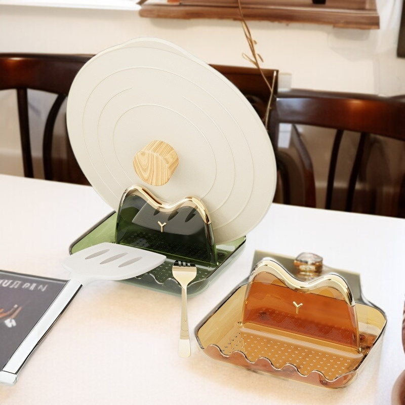 다용도선반 주방 스탠드 좌식 물받이 물빠짐 냄비뚜껑선반 다용도 국자 수납선반 도마삽선반