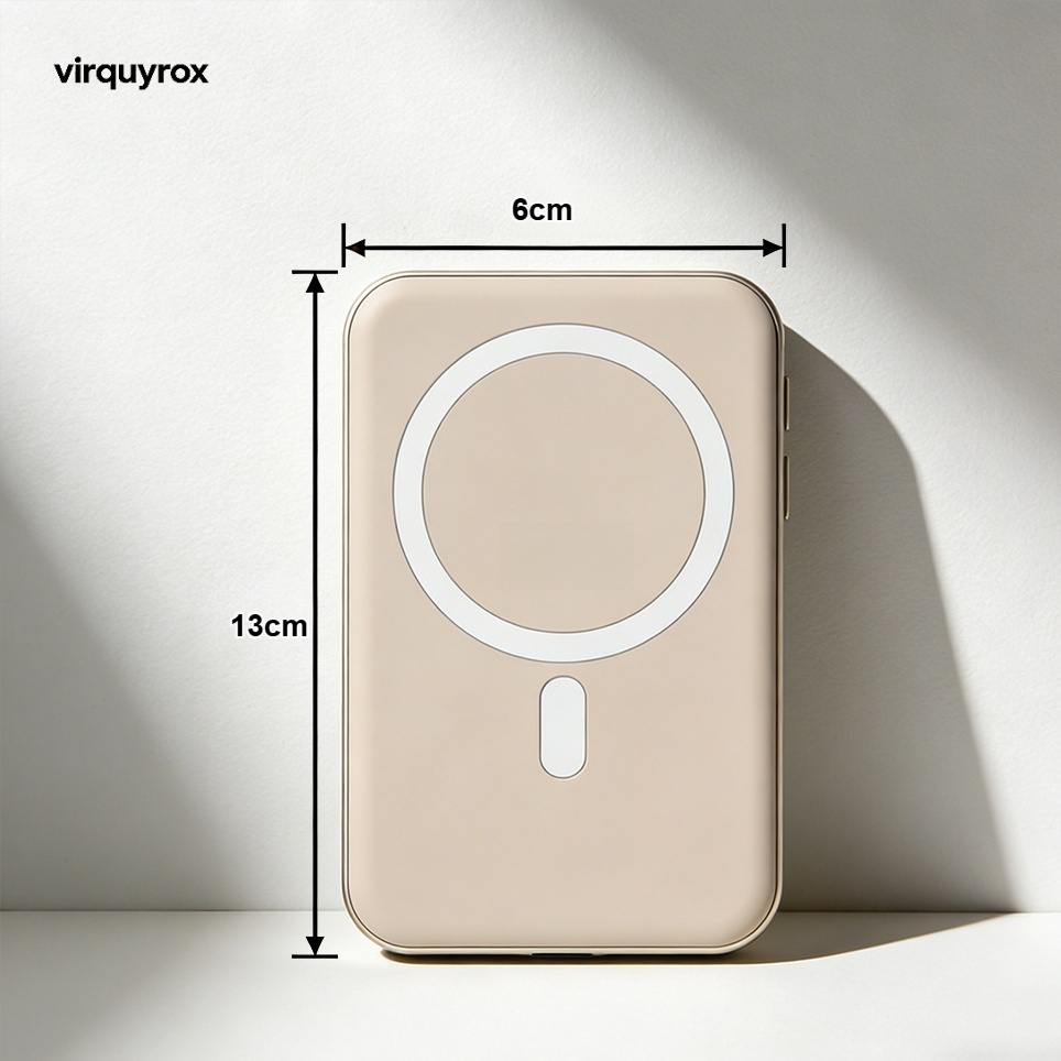 Slim and compact magnetic power bank design