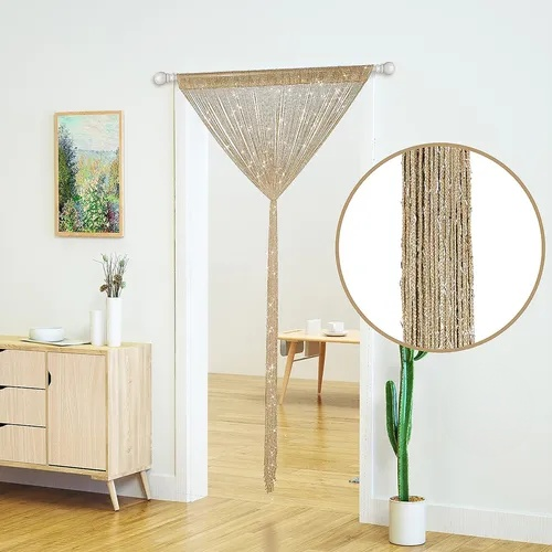 실버 실 커튼 문발 