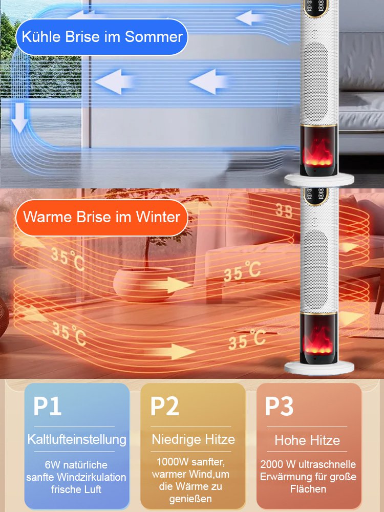 3 Tage nur 1 kWh: Heizer mit Echtholz-Optik, Luftbefeuchter & Display