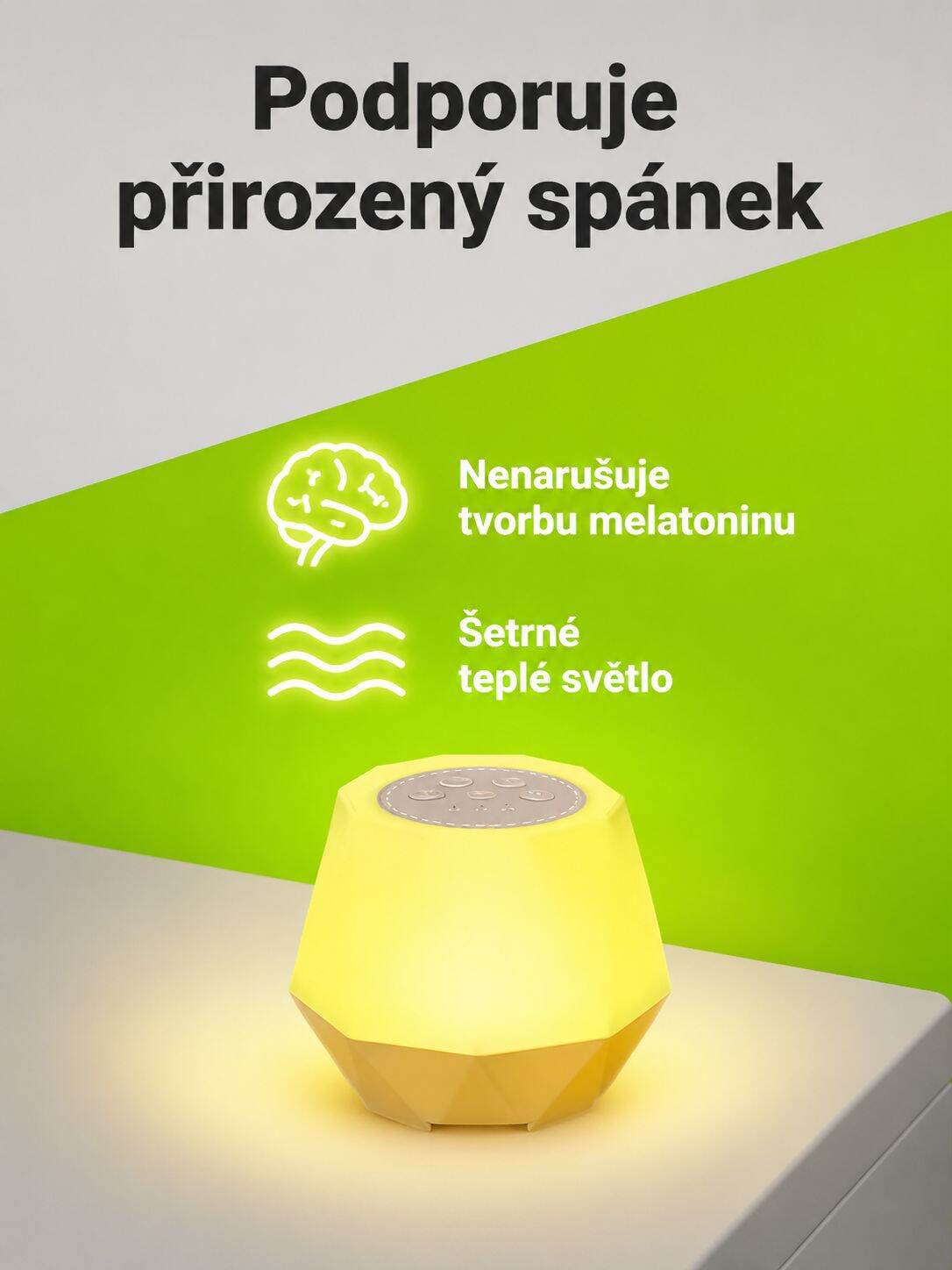 Zařízení pro klidný a hluboký spánek