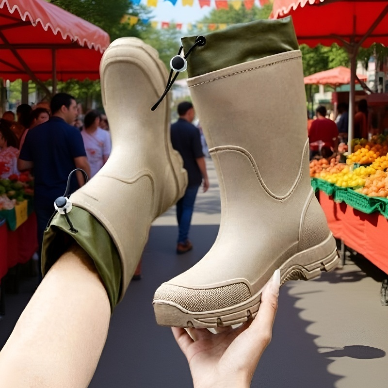 Stylish matching rain boots for couples
