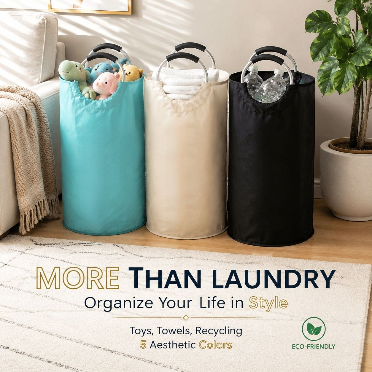 Household Foldable Waterproof Oxford Cloth Storage Bin