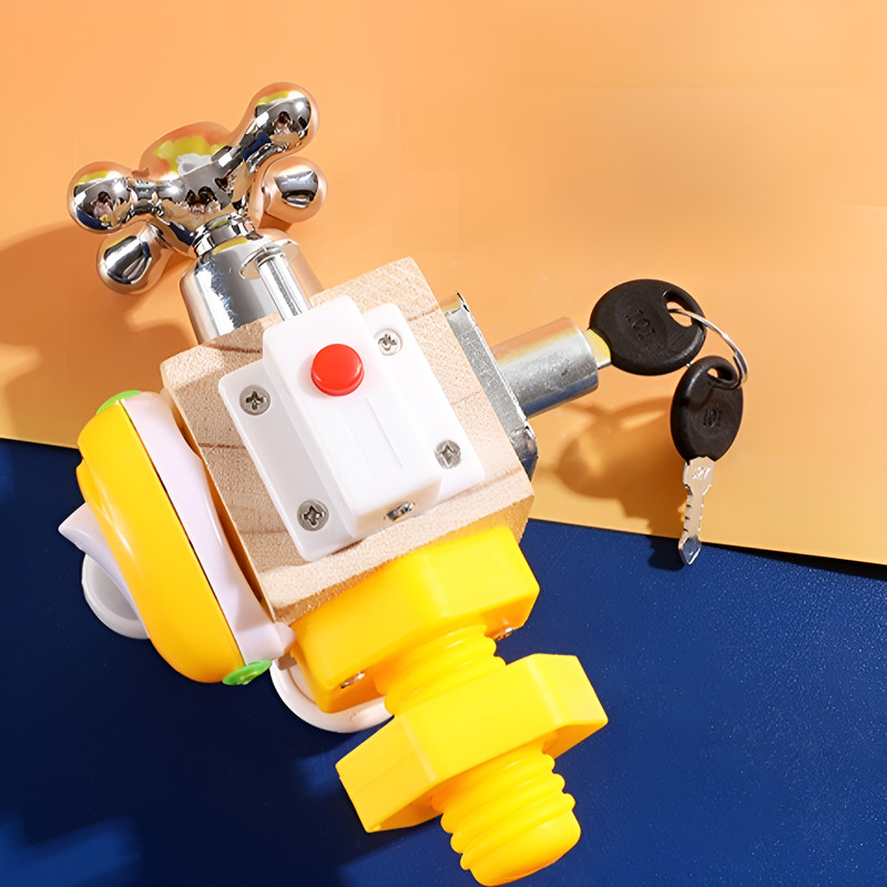 ロック可能な教育玩具