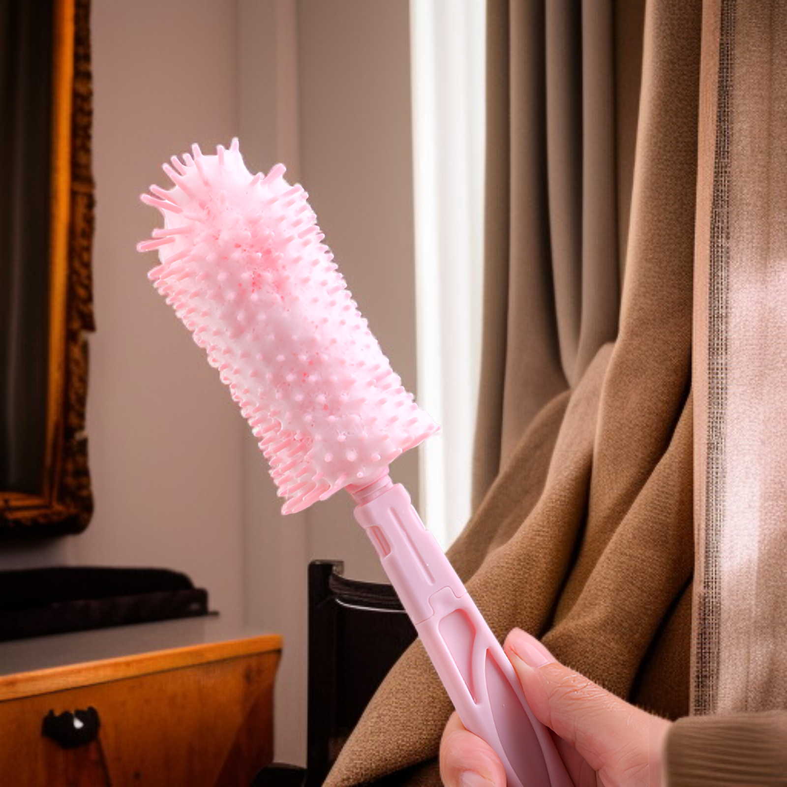 ベビー用シリコン哺乳瓶ブラシ紫外線消毒収納セット