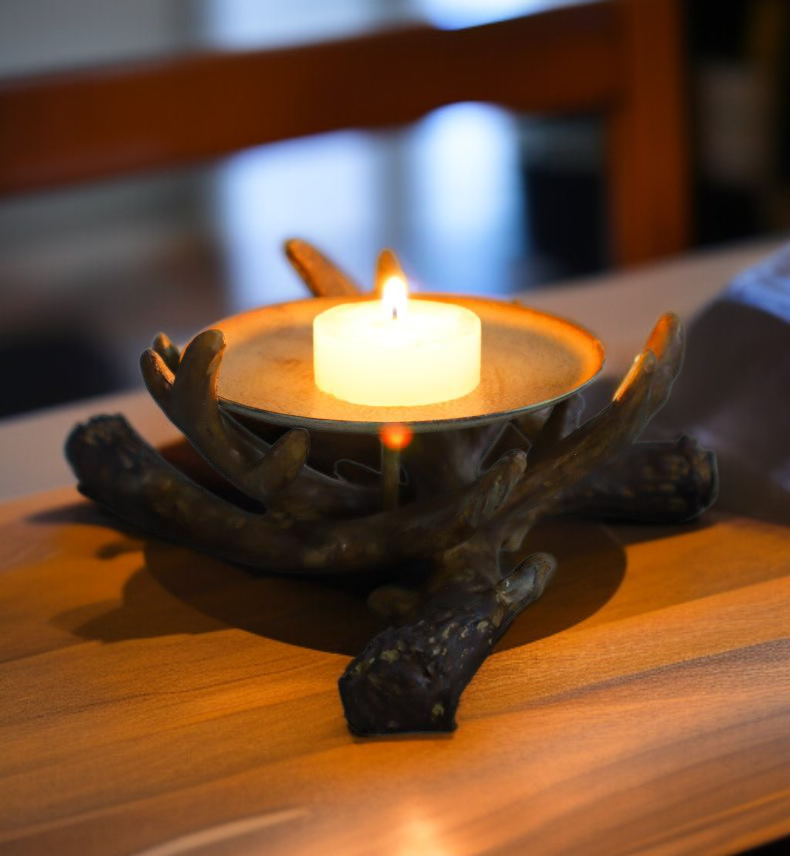 鹿角蠟燭台質感設計品味家居