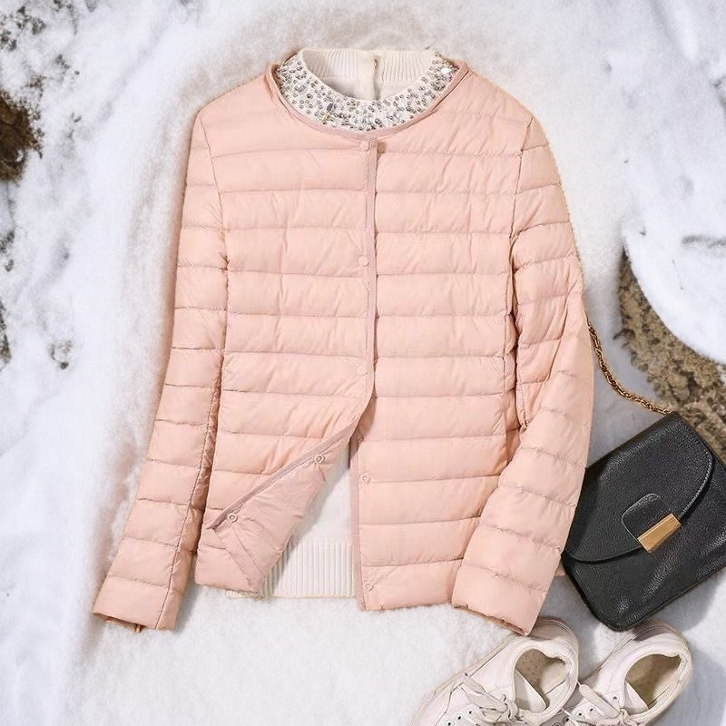 90 新品ホワイトダックダウンジャケット