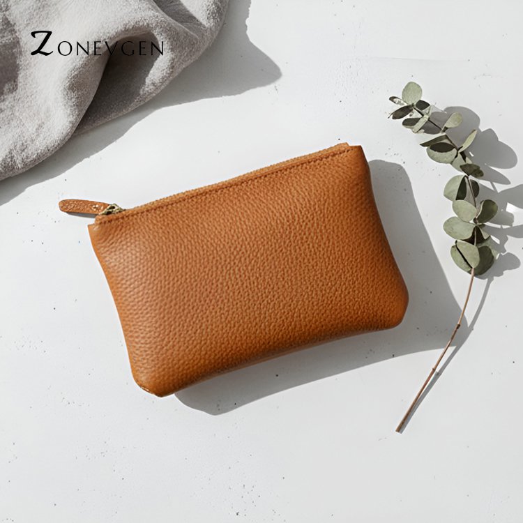 갈색 가죽 보관 가방