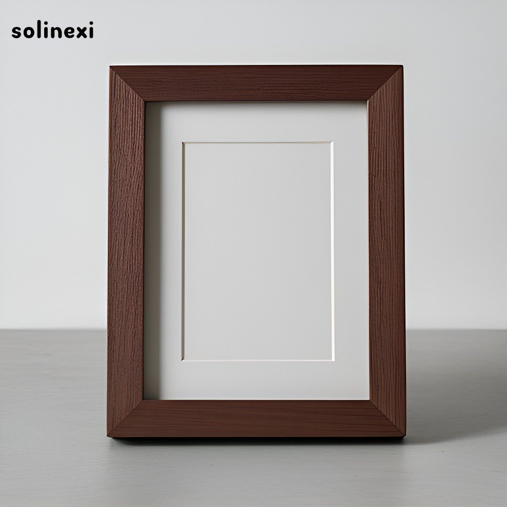 Stojan na fotografie z masivního dřeva (4 kusy)