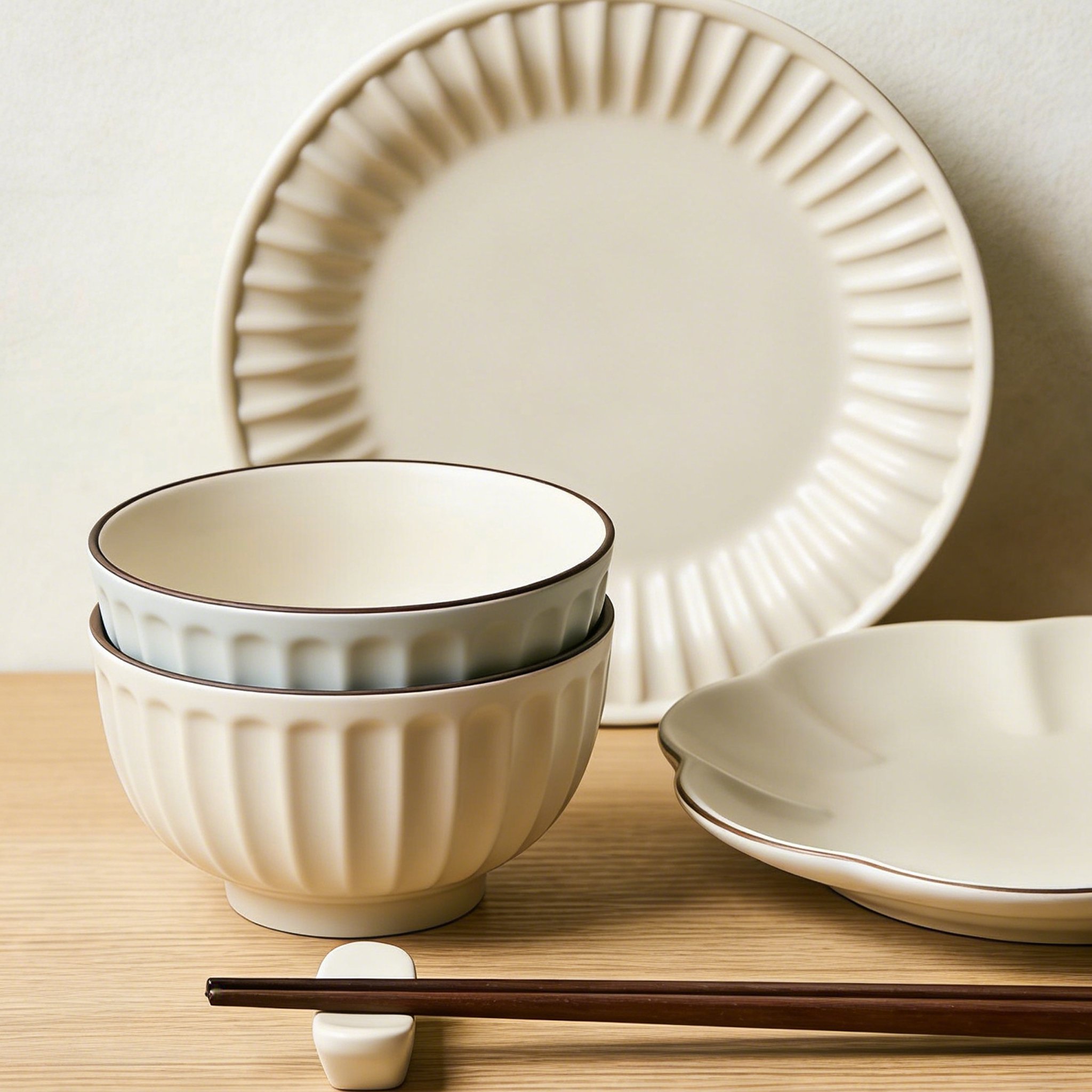 食器セット（お椀・お皿・箸）4人用