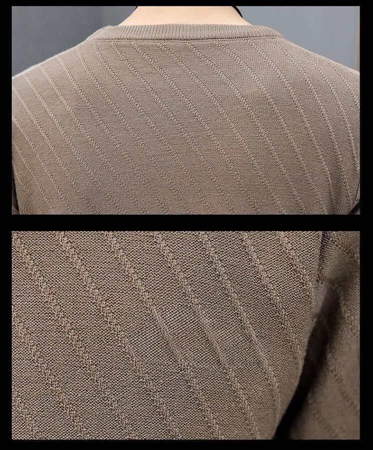 스타일리시한 남성 봄 가을 니트 코디