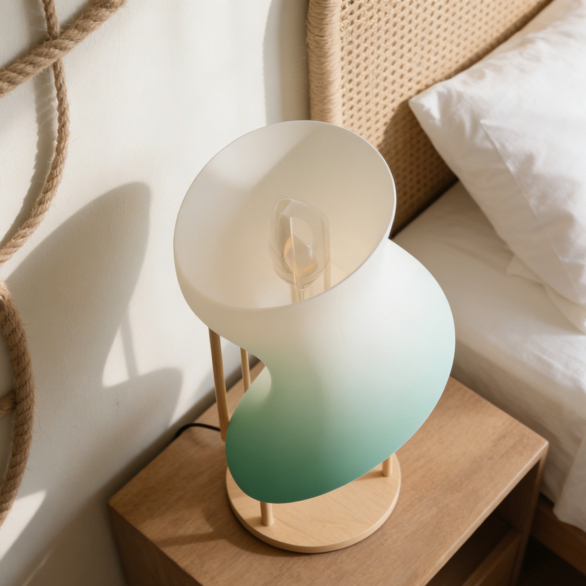 クリエイティブねじりランプ