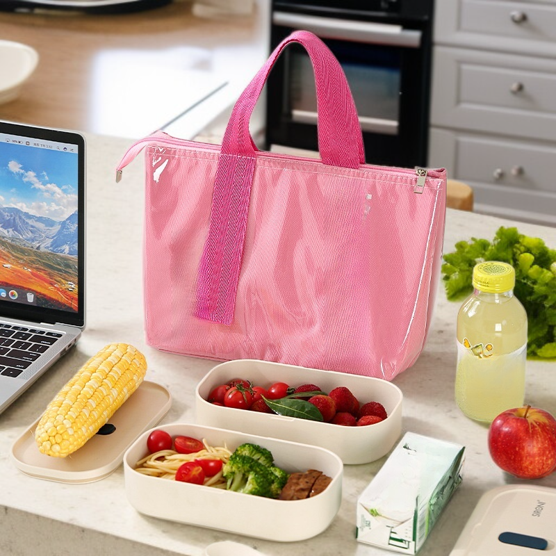 Bolsa Térmica Portátil para Almuerzo, Gran Capacidad y Diseño Reforzado