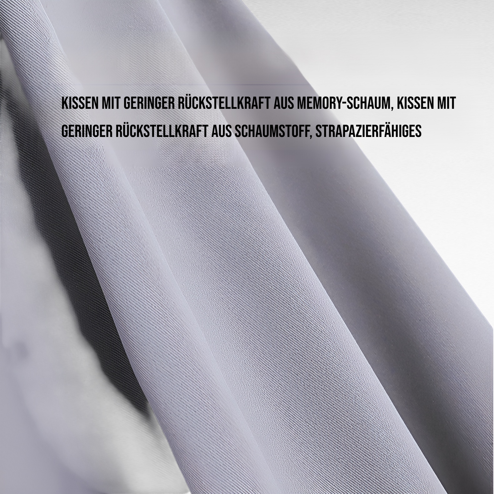 Niedrigelastisches Memory-Schaum-Kissen