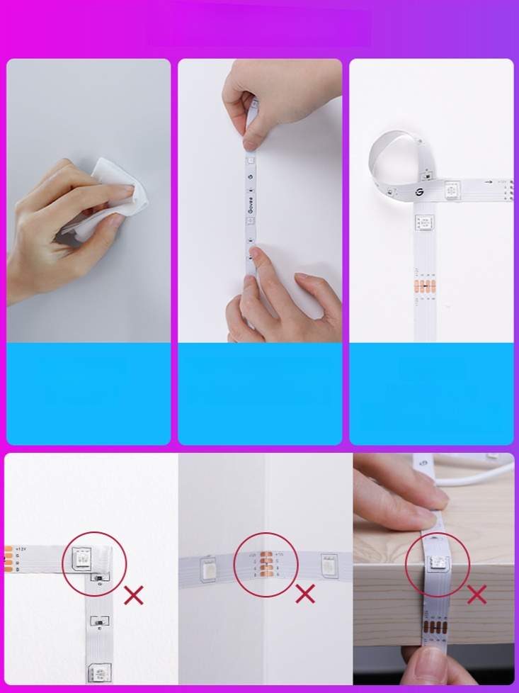 七色ローボルテージLEDテープライトセット