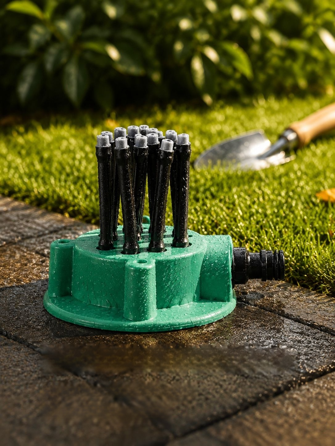 Cabezal de rociador de jardín de rotación automática de 360 grados