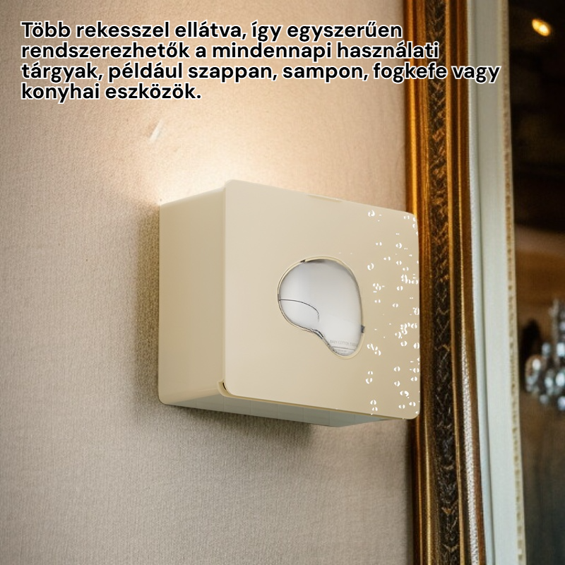 Fali, multifunkcionális, vízálló tárolódoboz