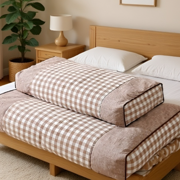 Almohada ortopédica de trigo sarraceno para protección cervical masculina