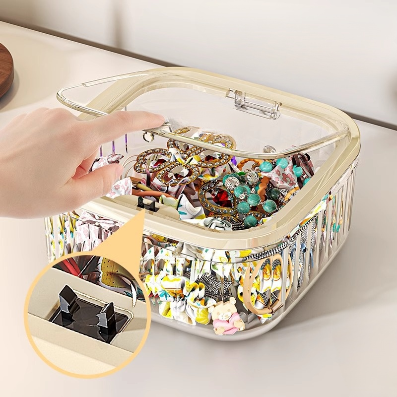 Desktop Hair Accessories Organizer Box