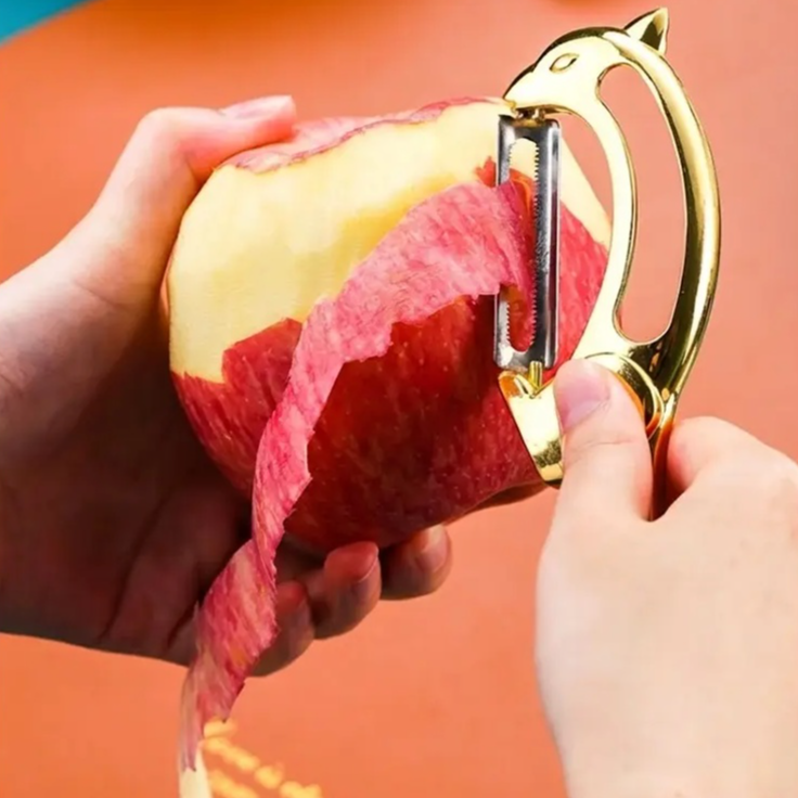 多功能锌合金松鼠型削皮器