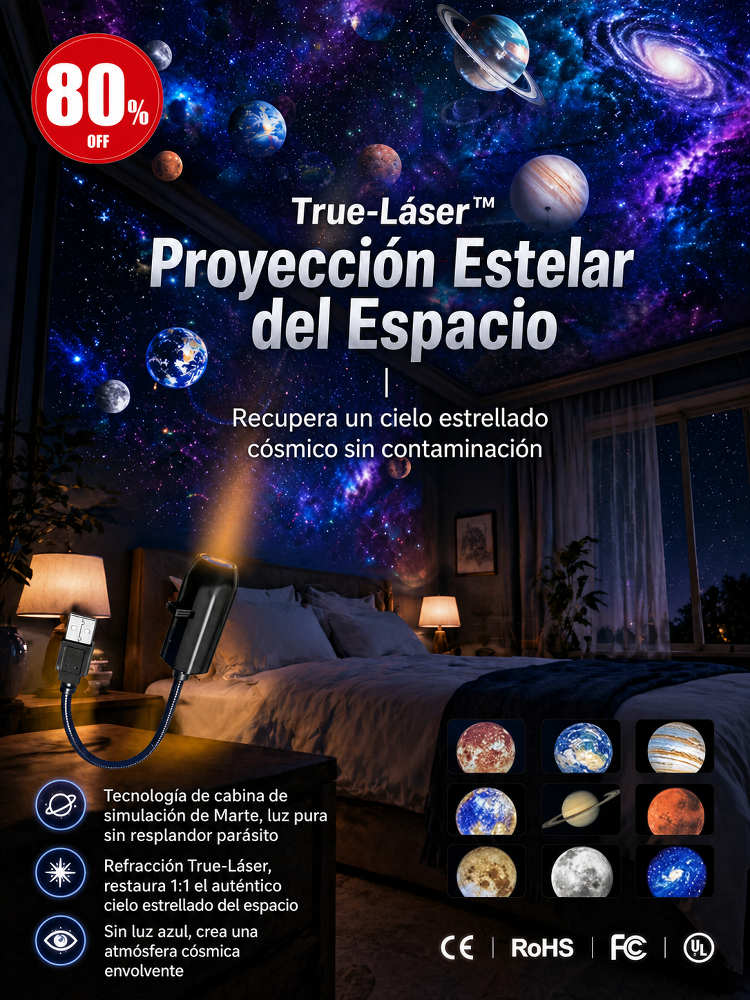 Comauo™ Proyector Océano y Galaxia: : Tu cuarto o auto en un acuario al instante.