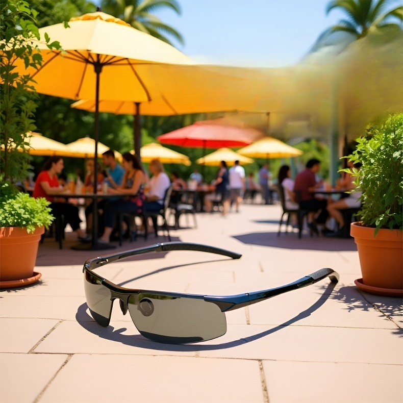 アウトドア スポーツ アルミニウム マグネシウム ハーフ フレーム サングラス 釣りゴーグル 偏光サングラス カラーチェンジ偏光サングラス