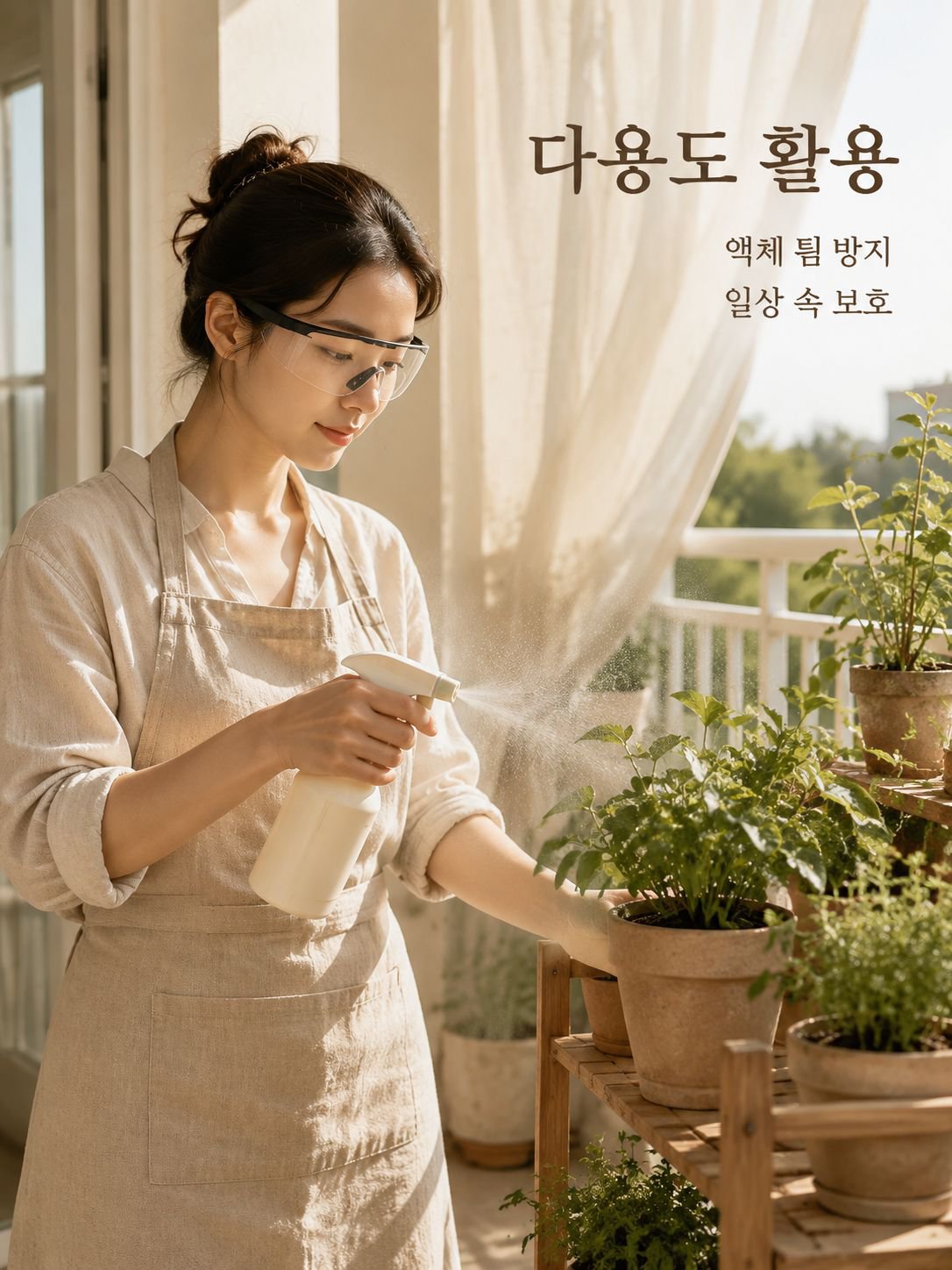 눈 전체를 감싸는 안전한 신형 보호안경