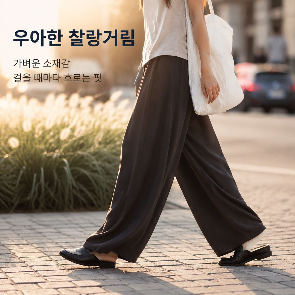 캐주얼 스트레이트 팬츠