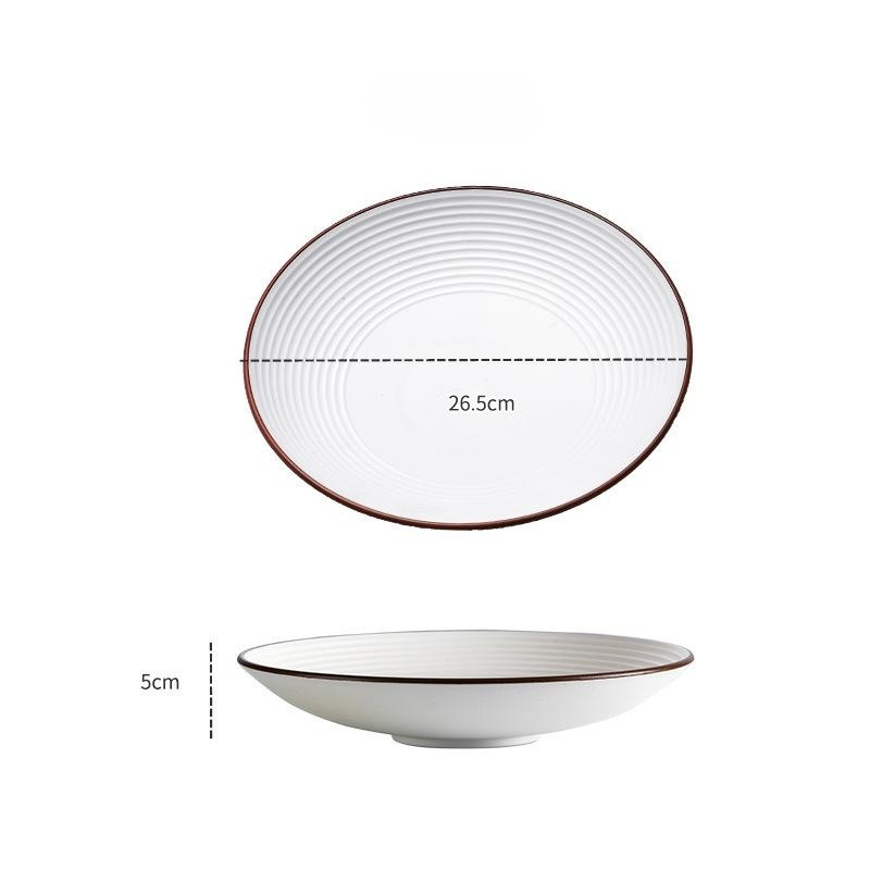 Cuenco de cerámica de acero y plástico