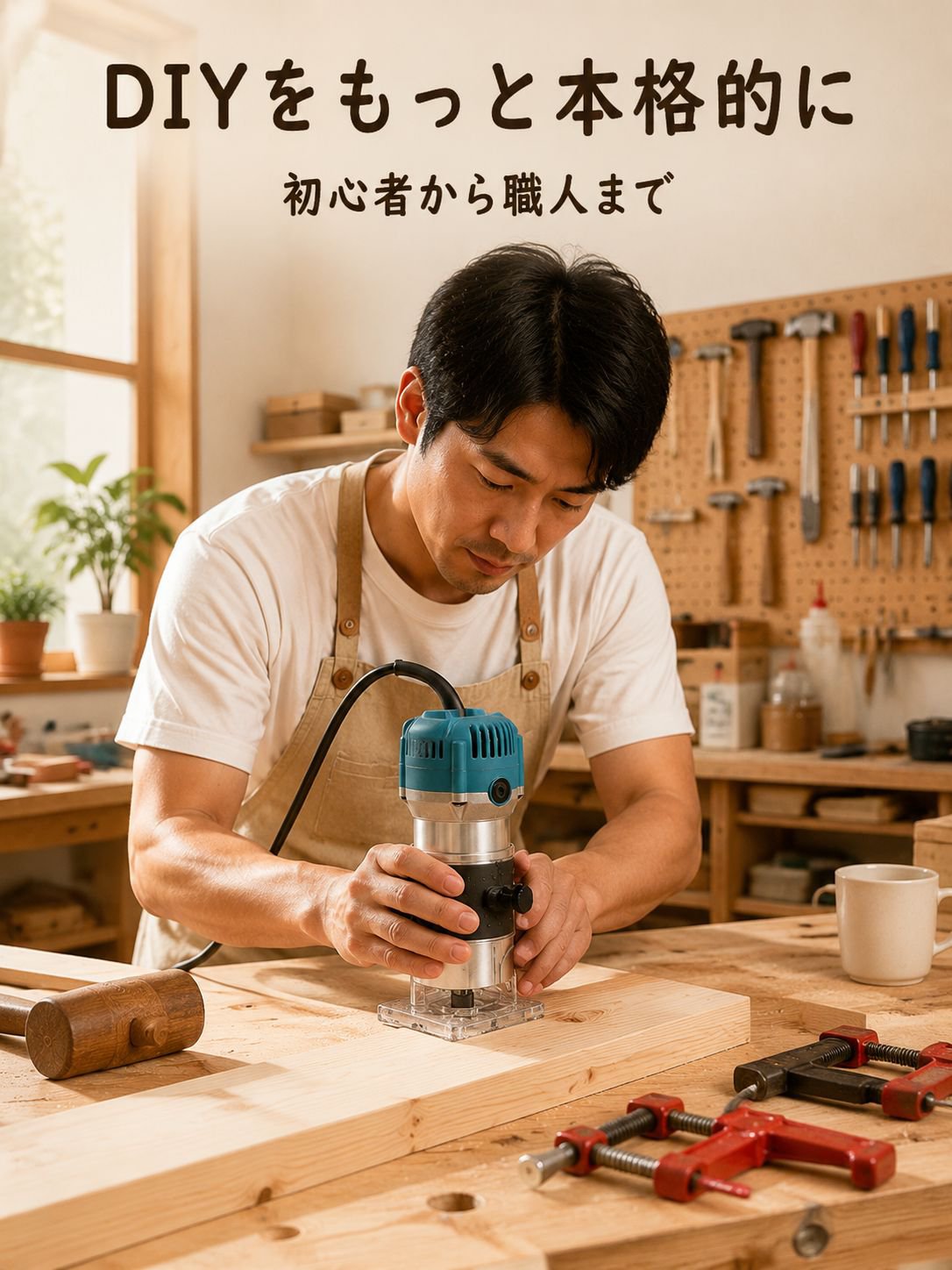 木工専用電動トリマー