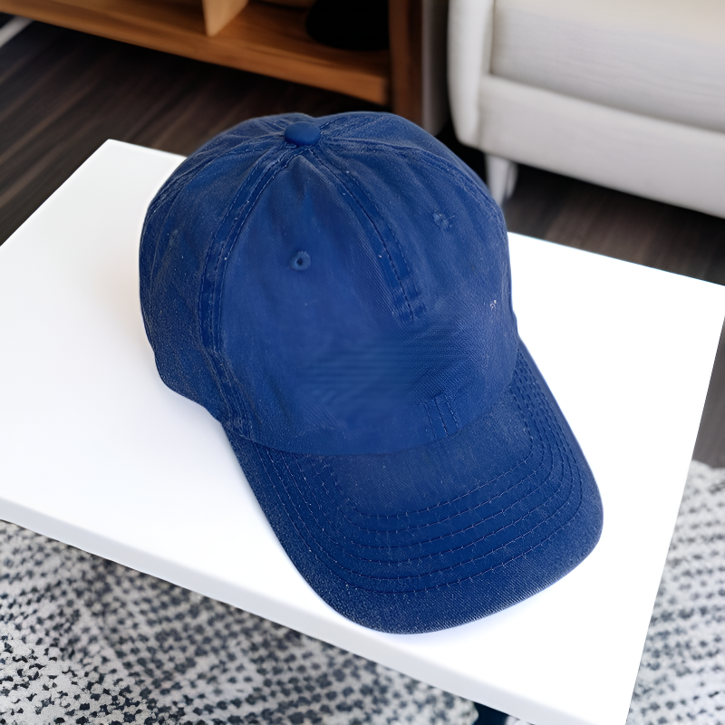 한국 스타일 넓은 챙 데님 야구 모자, 큰 머리 둘레, 얼굴이 작아 보이는 워싱 캡