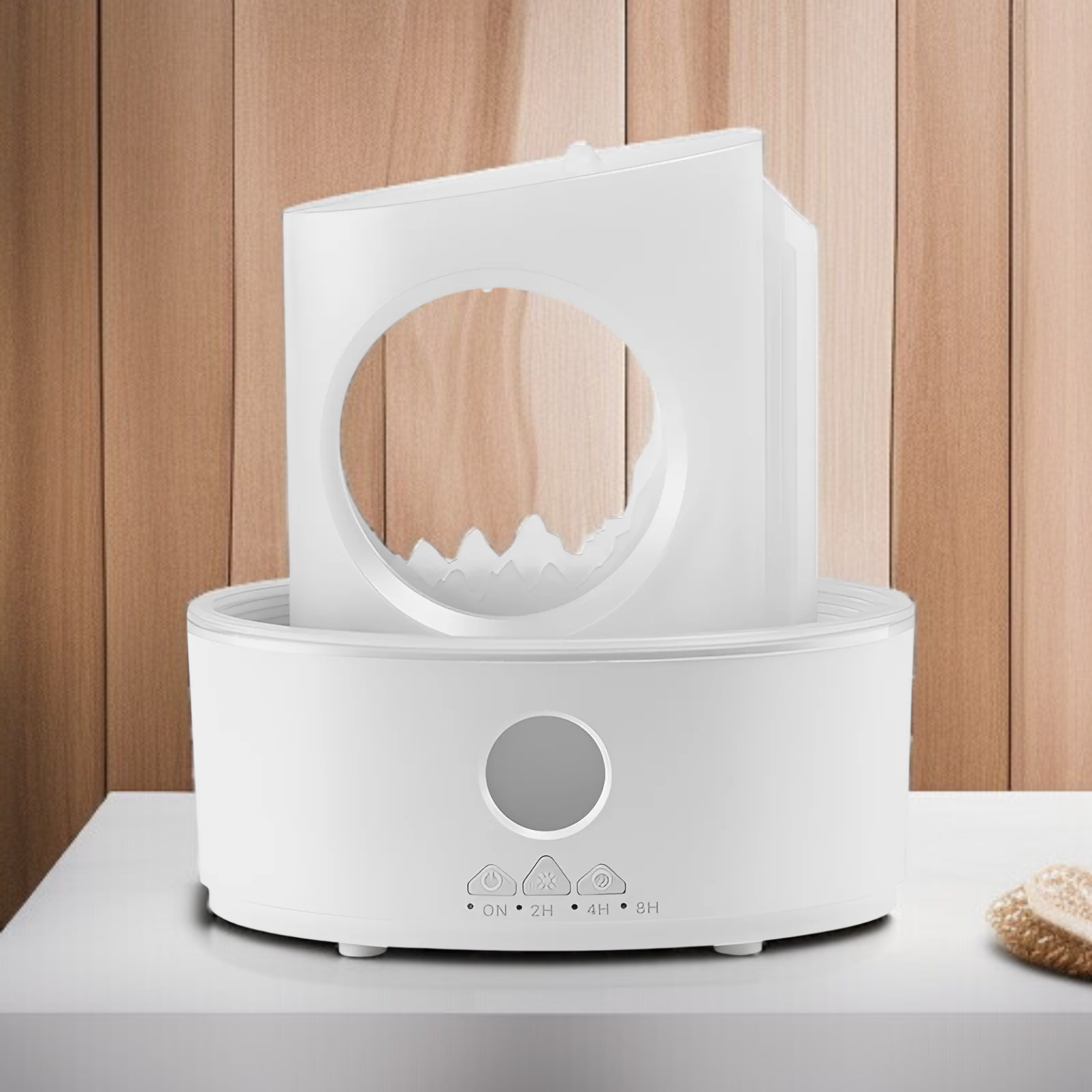 Wholesale Quiet Moon Drip Aroma Diffuser, Jellyfish Salt Stone Clock, Ship-shaped Sprayer, Volcano S