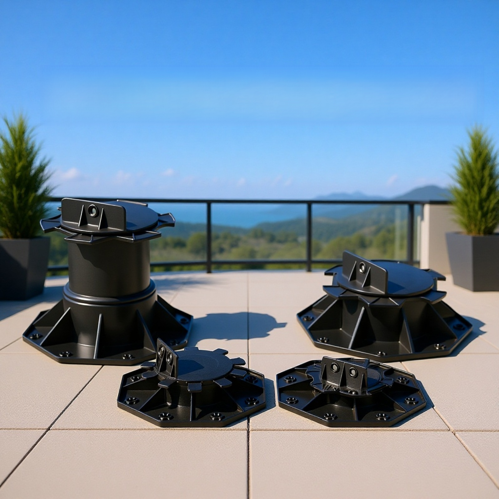 Regulowany na wysokość plastikowy wspornik kilu