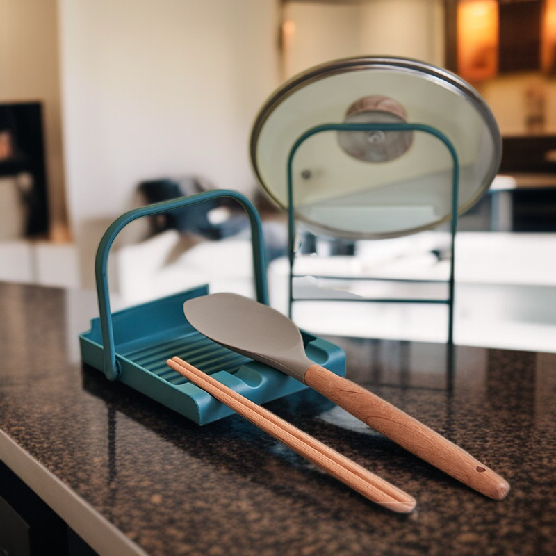 다용도 주방 수납 선반 국자 받침