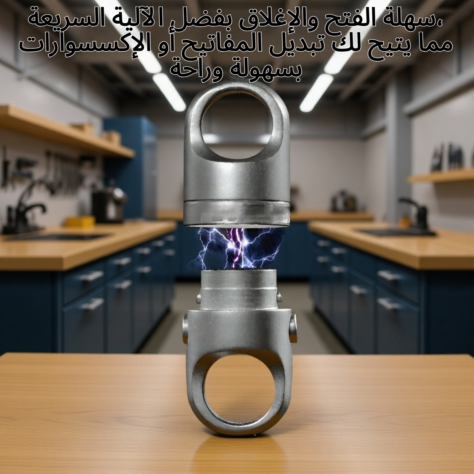 حلقة مفاتيح سريعة التحري بتصميم أنيق