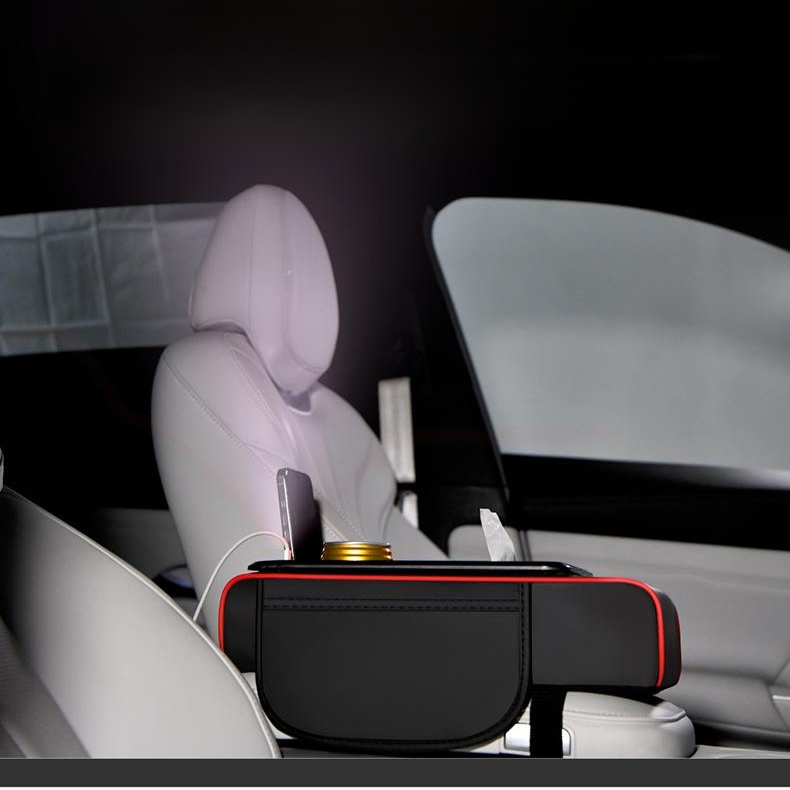 Multifunctional 8-in-1 Armrest Box with Charging and Electric Fragrance