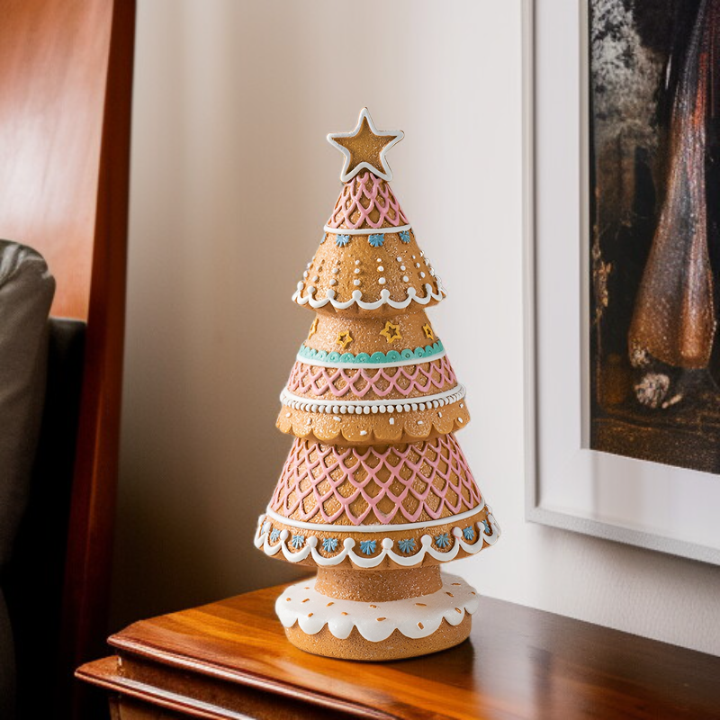 진저브레드 크리스마스 트리 탁상 장식품