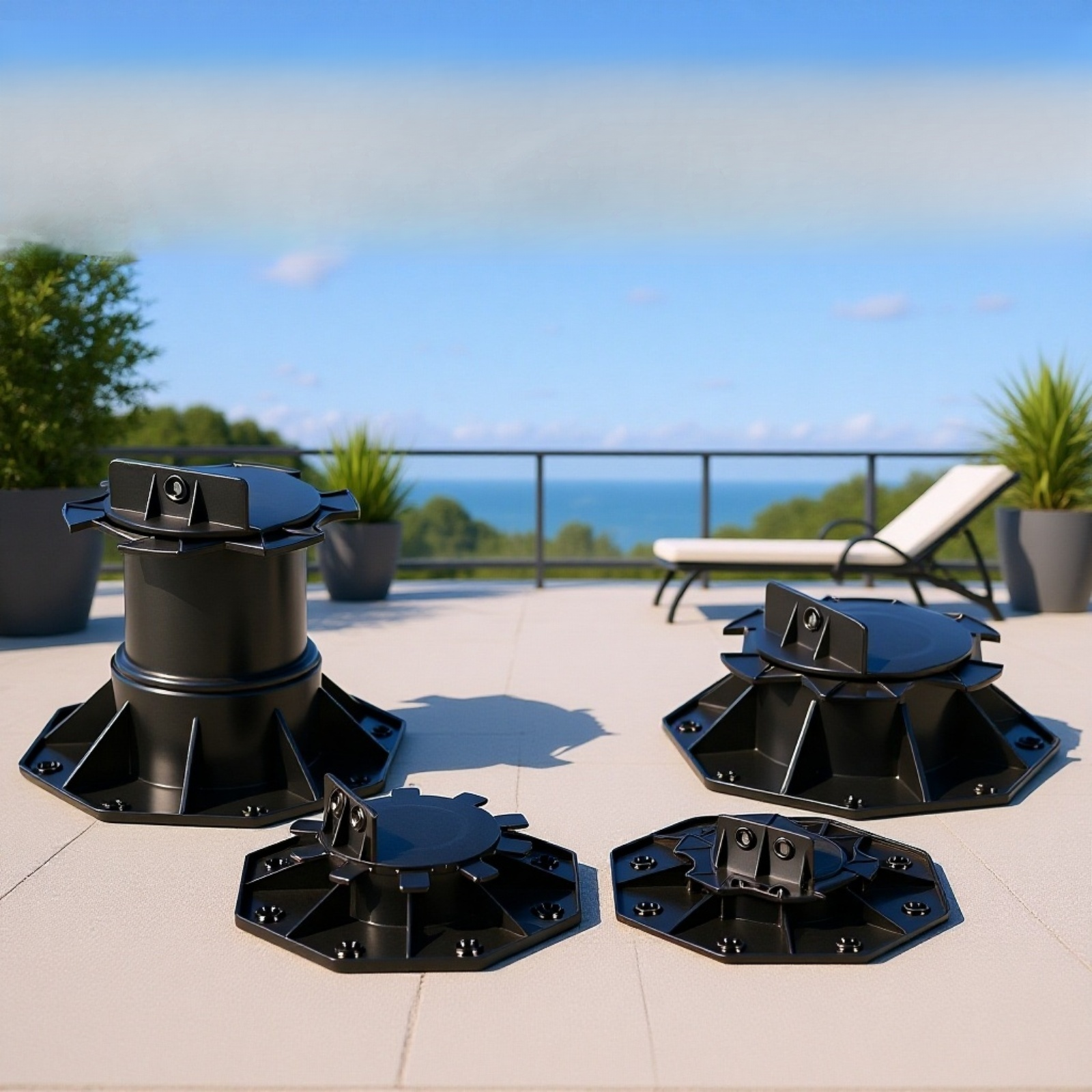 Wytrzymały wspornik kilu z tworzywa sztucznego