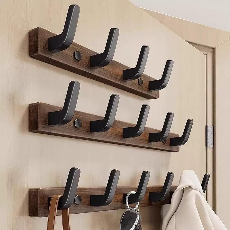 Behind-the-door storage hooks