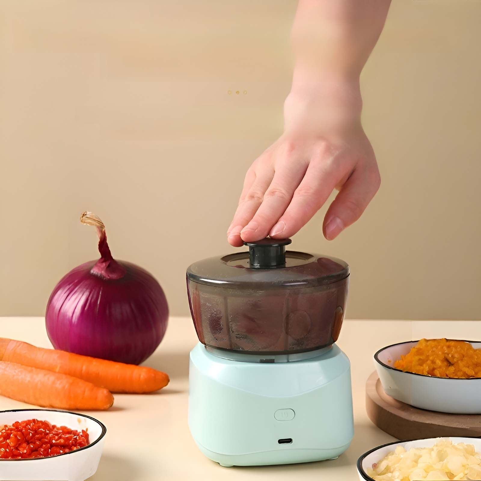 Procesador de alimentos fácil de limpiar