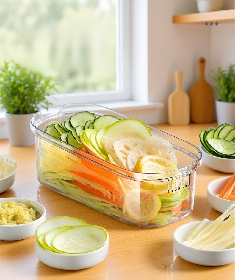 Potato shredder making hash browns